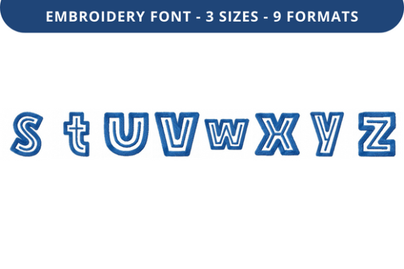 Bulky in Line Font S to Z Review