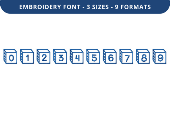 Corner Block Font 0 to 9 Review