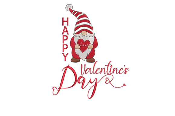 Happy Valentine’s Day Embroidery